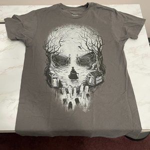 Disney Haunted Mansion Skull Shirt Men's Size Small